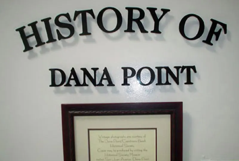 History of Dana Point Interior Sign
