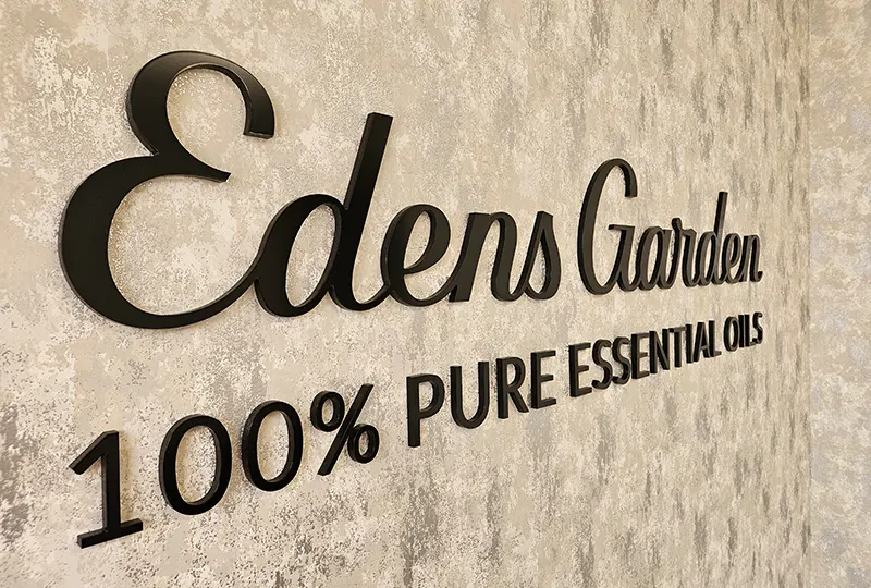Foyer Sign for Edens Gardens Warehouse in San Clemente