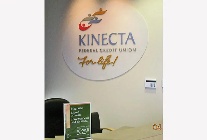 Kinecta Lobby Sign