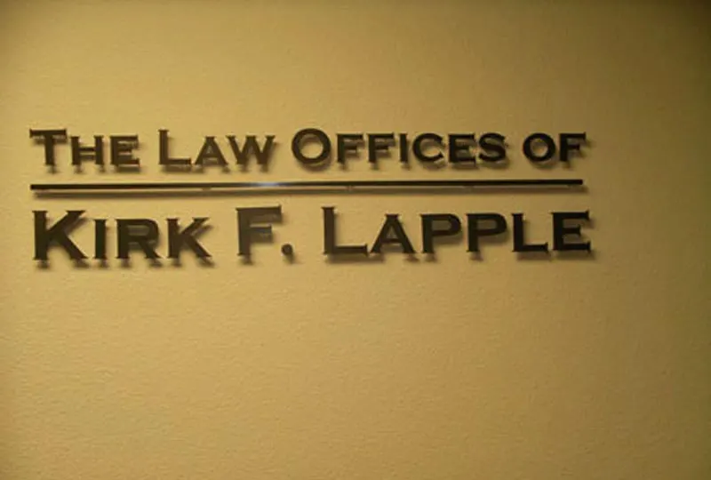 Law Office Interior Sign
