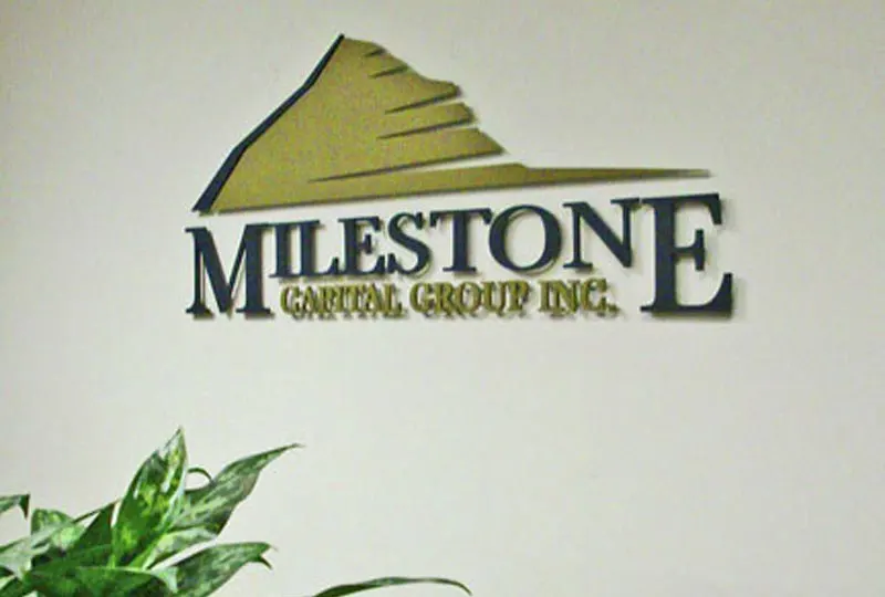 Milestone Interior Sign