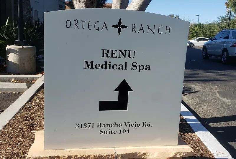 Directional Monument Sign for Ortega Ranch Business Center
