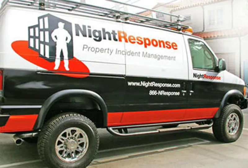 Night Response Van Sign