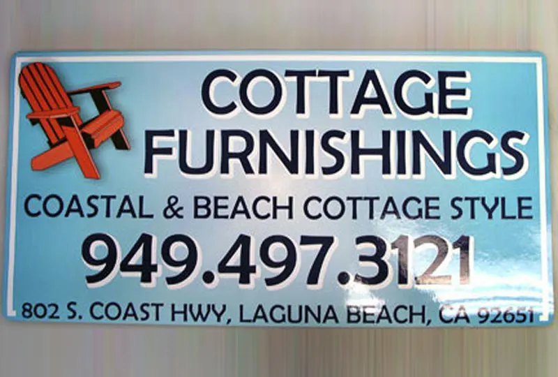 Cottage Furnishings Magnetic Sign
