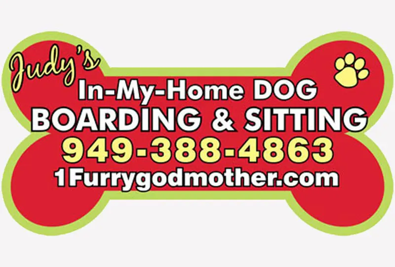Judy's Dog Care Magnetic Sign