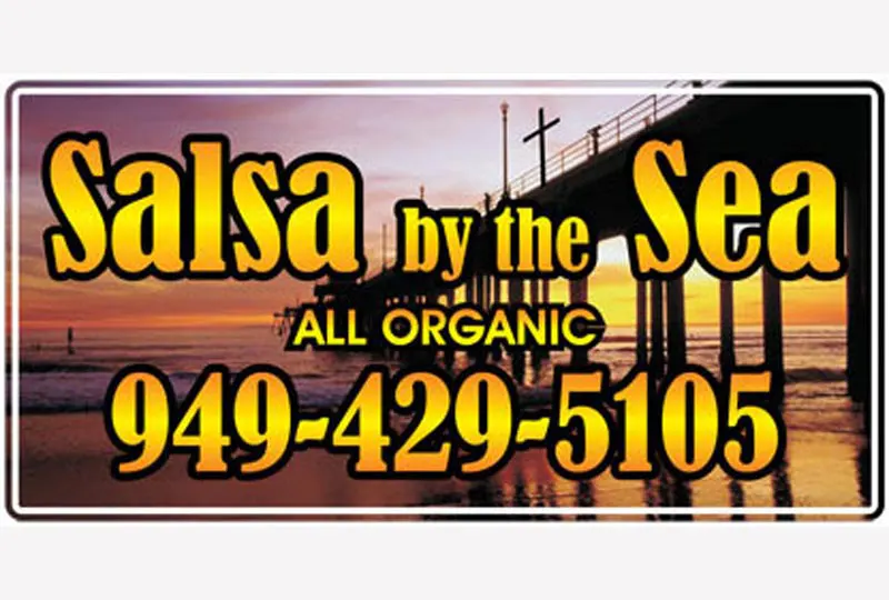 Salsa by the Sea Magnetic Sign