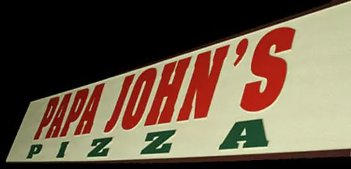 Laguna Beach Pizza Shop Sign