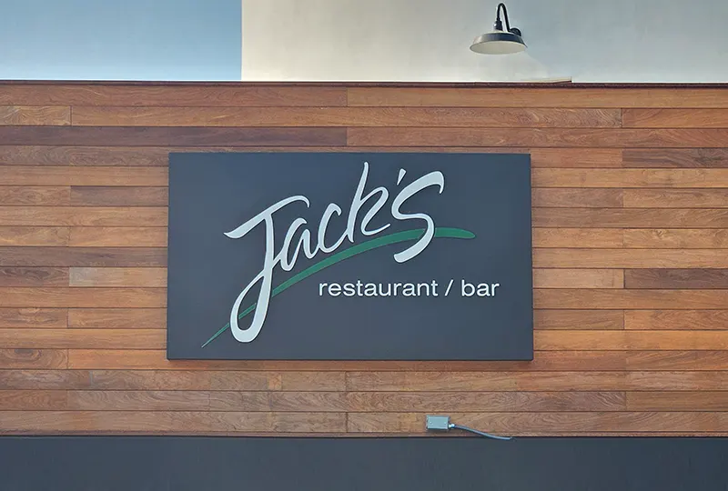 New Sign for Jack's Restaurant in Dana Point, CA