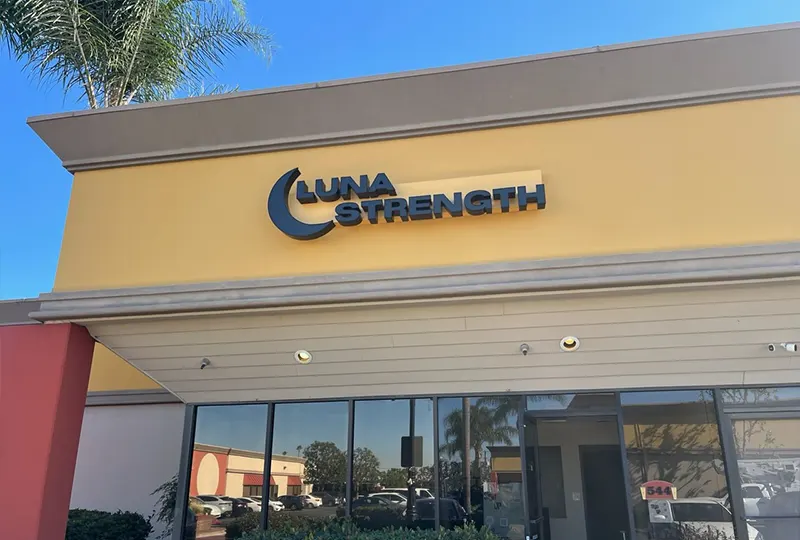 Channel Letter Sign for a New Business in Orange, CA