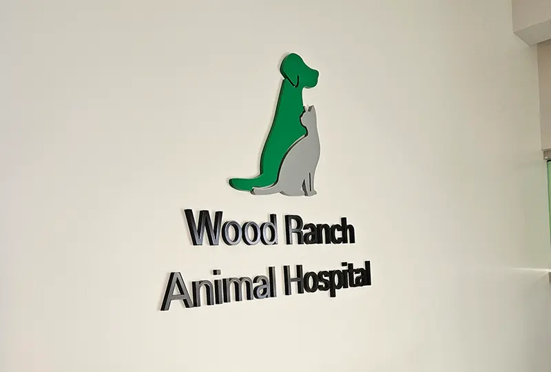 Interior Sign for New Wood Ranch Animal Hospital Simi Valley