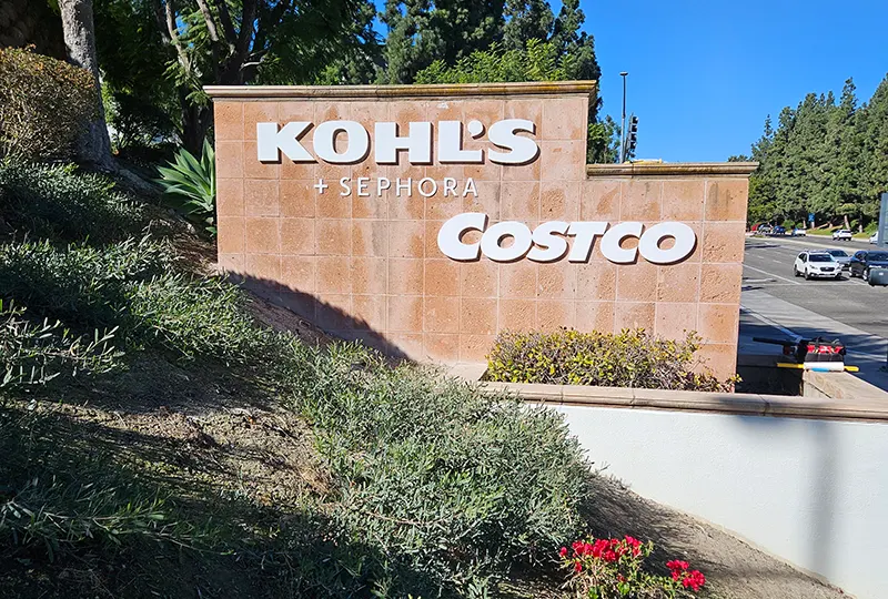 Monument Signs for Laguna Niguel Costco on Heather Ridge