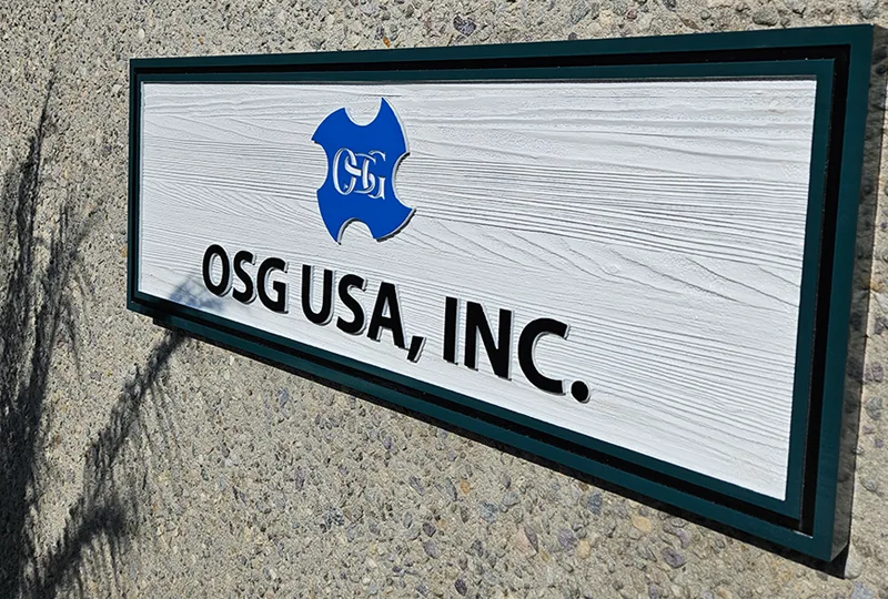 Designed, Fabricated & Installed Rebranded Sign for OSG USA